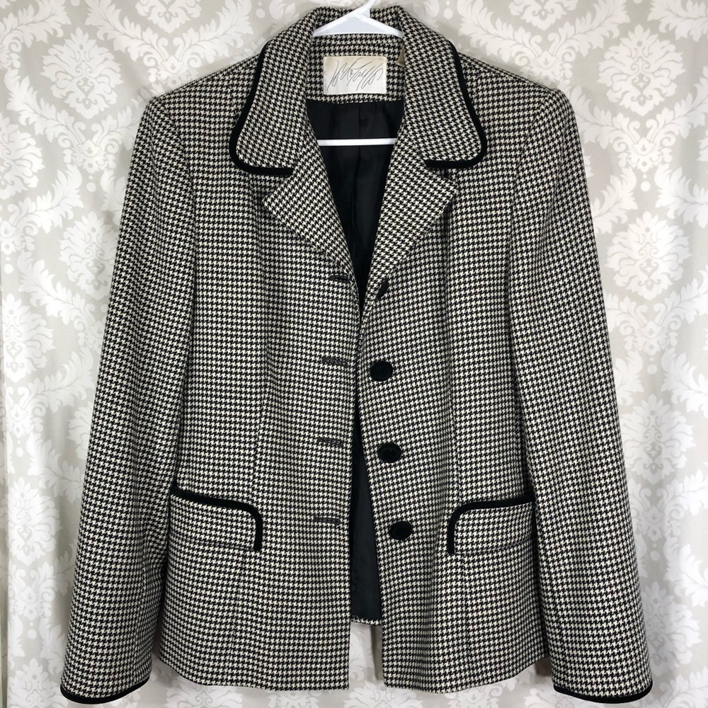 Vintage “Lord and Taylor” houndstooth jacket 8